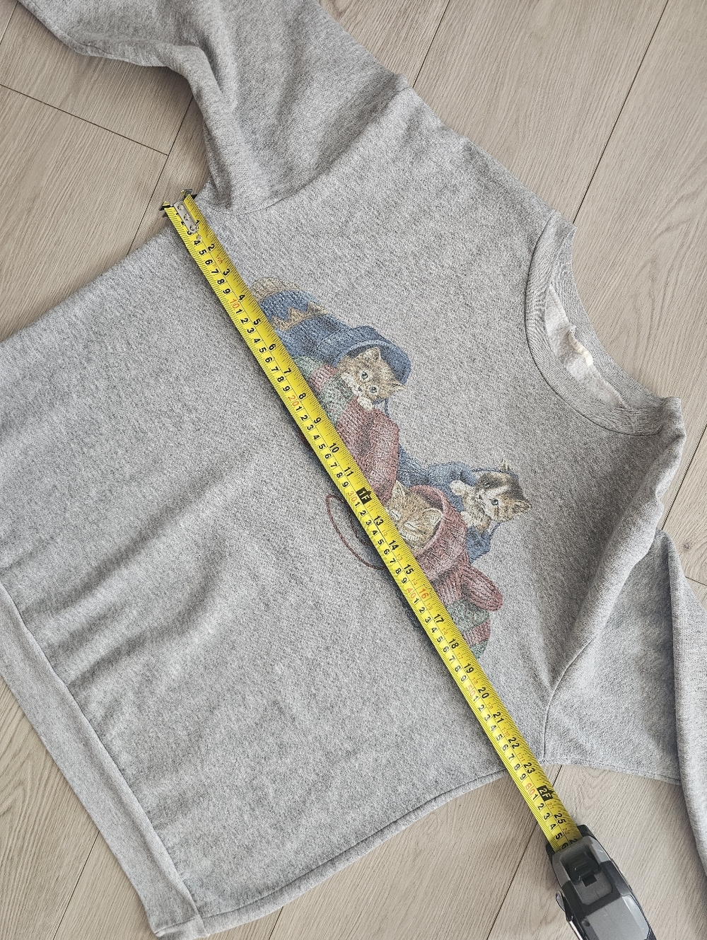 Vintage Carroll Reed Kitten Crewneck Sweater, Large - Picture 10 of 13
